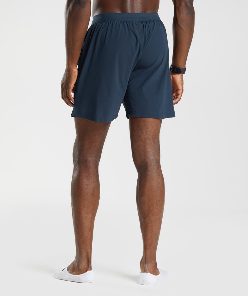 Men's Gymshark Studio Shorts Navy | NZ 2IHSAR